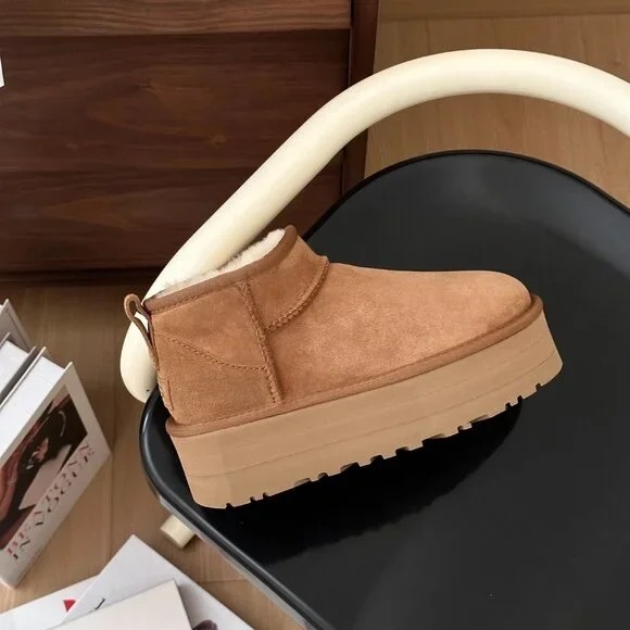 UGG Tan Women's Ankle Booties - Picture 2 of 2